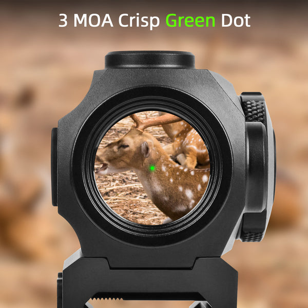 HHC-B22 Rifle Green Dot Sight Shake Awake 3 MOA Reflex Sight