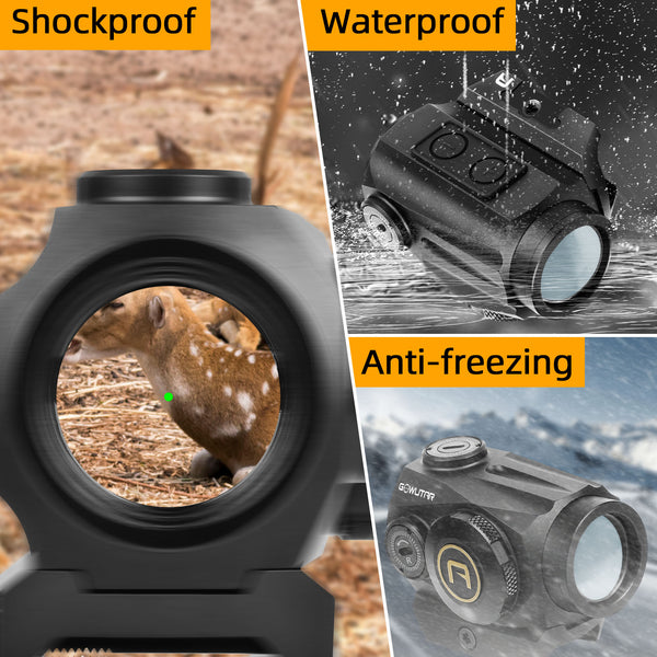 HHC-B22 Rifle Green Dot Sight Shake Awake 3 MOA Reflex Sight