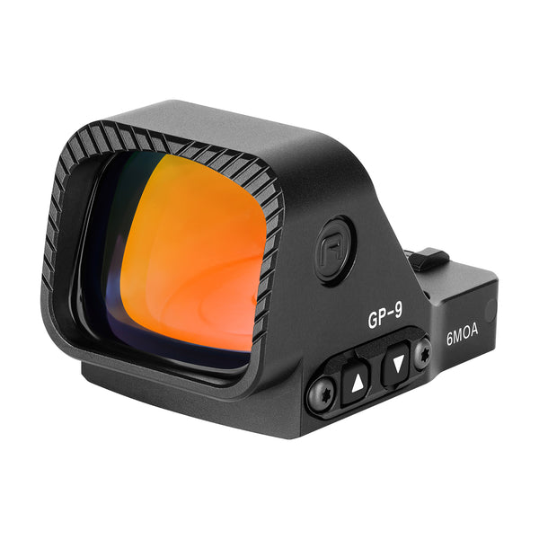 GOWUTAR GP-9 Large Window Red Dot Sight - 6 MOA RMR Footprint Red Dot Optics - 7075 Aluminum Motion Awake Pistol Reflex Sights