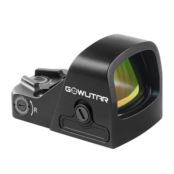 GOWUTAR HHC17C Multiple Reticles Red Dot Sight for RMSc Footprint 3 MOA Dot 46 MOA Circle Micro Pistol Optic