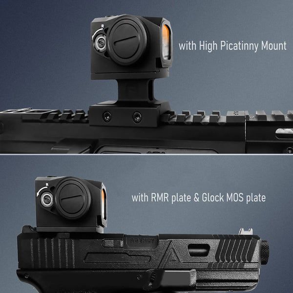HHC-A18 Closed Emitter Optic for RMR footprint & Glock MOS & Picatinny Rails
